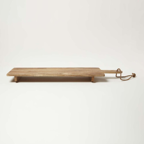 Homescapes Engraved Mango Wood Serving Board, 100 x 30 cm 2