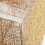 Living And Home (Gold) Square Christmas Tree Collar Basket Decor with Bow Tie 5