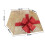 Living And Home (Gold) Square Christmas Tree Collar Basket Decor with Bow Tie 6