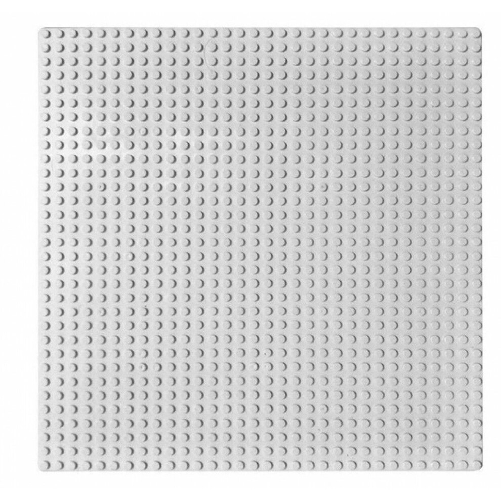 (Gray) Baseplate Base Plates Building Blocks 32 x 32 Dots Compatible for LEGO Boards