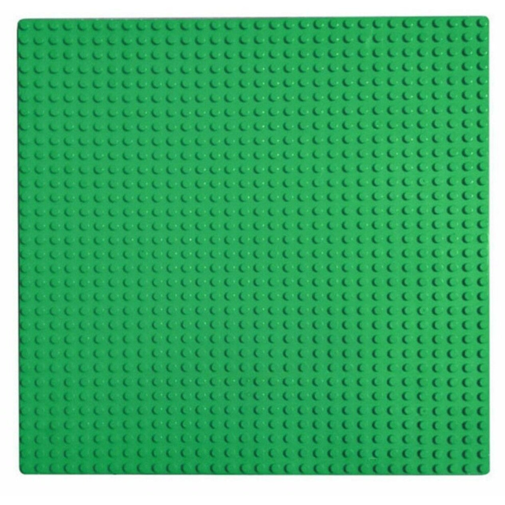 (Green) Baseplate Base Plates Building Blocks 32 x 32 Dots Compatible for LEGO Boards