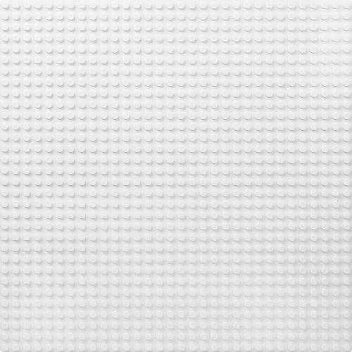 (White) Baseplate Base Plates Building Blocks 32 x 32 Dots Compatible for LEGO Boards