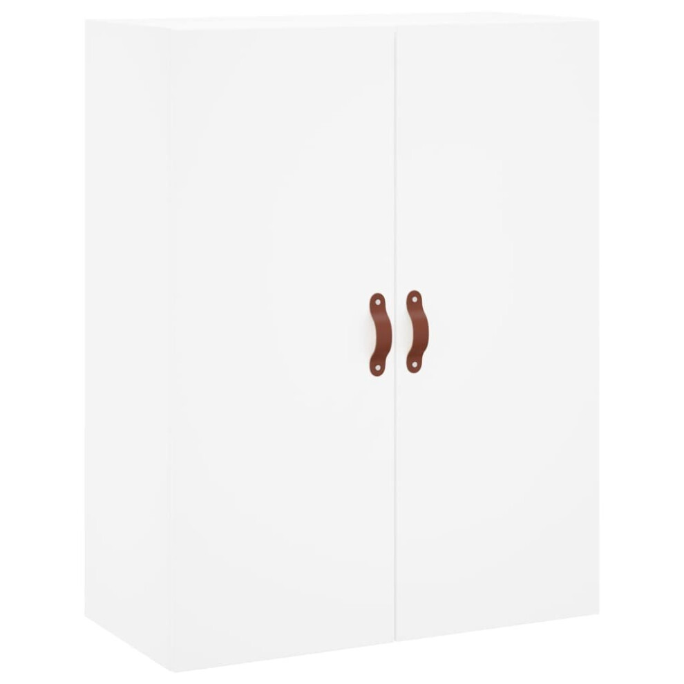 vidaXL Wall Mounted Cabinet - 2 Door - White - Wood - Image 3