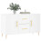 VidaXL (white) vidaXL Sideboard Storage Side Cabinet Cupboard Concrete Grey Engineered Wood 3