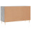 VidaXL (concrete grey) vidaXL Sideboard Storage Side Cabinet Cupboard Concrete Grey Engineered Wood 8