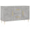 VidaXL (concrete grey) vidaXL Sideboard Storage Side Cabinet Cupboard Concrete Grey Engineered Wood 2