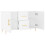VidaXL (white) vidaXL Sideboard Storage Side Cabinet Cupboard Concrete Grey Engineered Wood 5