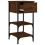 VidaXL (brown oak, 2 pcs) vidaXL Bedside Cabinets Side Table Nightstand Bedside Table Engineered Wood 6
