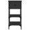 VidaXL (black, 1 pcs) vidaXL Bedside Cabinets Side Table Nightstand Bedside Table Engineered Wood 6