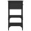 VidaXL (black, 1 pcs) vidaXL Bedside Cabinets Side Table Nightstand Bedside Table Engineered Wood 7