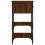 VidaXL (brown oak, 2 pcs) vidaXL Bedside Cabinets Side Table Nightstand Bedside Table Engineered Wood 8