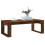 VidaXL (smoked oak) vidaXL Coffee Table Side Table End Table Sofa Table White Engineered Wood 3