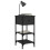 VidaXL (black, 1 pcs) vidaXL Bedside Cabinets Side Table Nightstand Bedside Table Engineered Wood 3