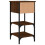 VidaXL (brown oak, 2 pcs) vidaXL Bedside Cabinets Side Table Nightstand Bedside Table Engineered Wood 9