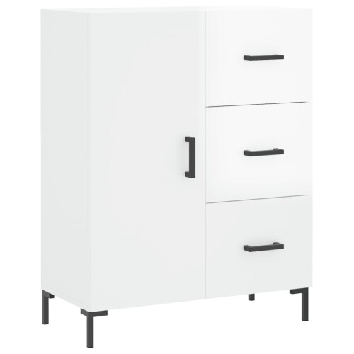 VidaXL (high gloss white) vidaXL Sideboard Storage Cabinet Cupboard Side Cabinet White Engineered Wood 1