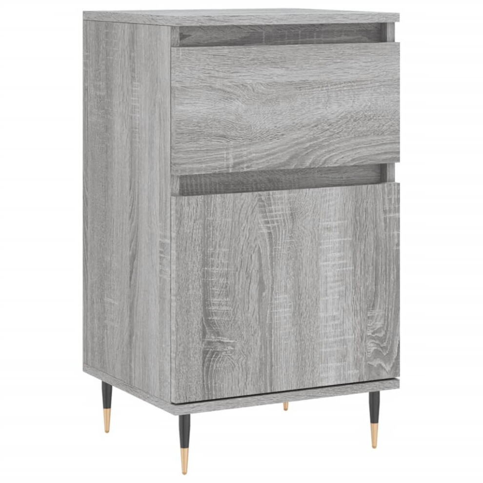 VIDAXL - Sideboard - Single Door - Single Drawer - Grey Sonoma - Image 3