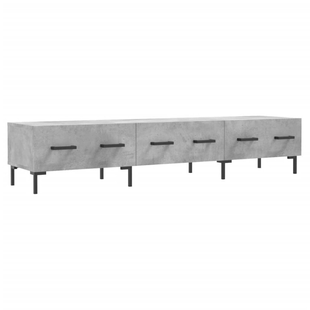 (concrete grey) vidaXL TV Cabinet TV Unit Media Cabinet TV Stand Sonoma Oak Engineered Wood