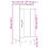 VidaXL (high gloss white) vidaXL Sideboard Storage Cabinet Cupboard Side Cabinet White Engineered Wood 4
