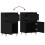 VidaXL (black, 2 pcs) vidaXL Sideboard Storage Cabinet Cupboard Side Cabinet White Engineered Wood 10