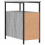 VidaXL (grey sonoma, 2 pcs) vidaXL Bedside Cabinets Bedside Table Side Table 2 pcs Black Engineered Wood 9