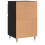 VidaXL (black, 2 pcs) vidaXL Sideboard Storage Cabinet Cupboard Side Cabinet White Engineered Wood 9