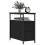 VidaXL (black, 2 pcs) vidaXL Bedside Cabinets Bedside Table Side Table 2 pcs Black Engineered Wood 3