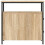 VidaXL (sonoma oak, 2 pcs) vidaXL Bedside Cabinets Bedside Table Side Table 2 pcs Black Engineered Wood 8