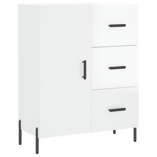 VidaXL (high gloss white) vidaXL Sideboard Storage Cabinet Cupboard Side Cabinet White Engineered Wood