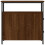 VidaXL (brown oak, 2 pcs) vidaXL Bedside Cabinets Bedside Table Side Table 2 pcs Black Engineered Wood 8