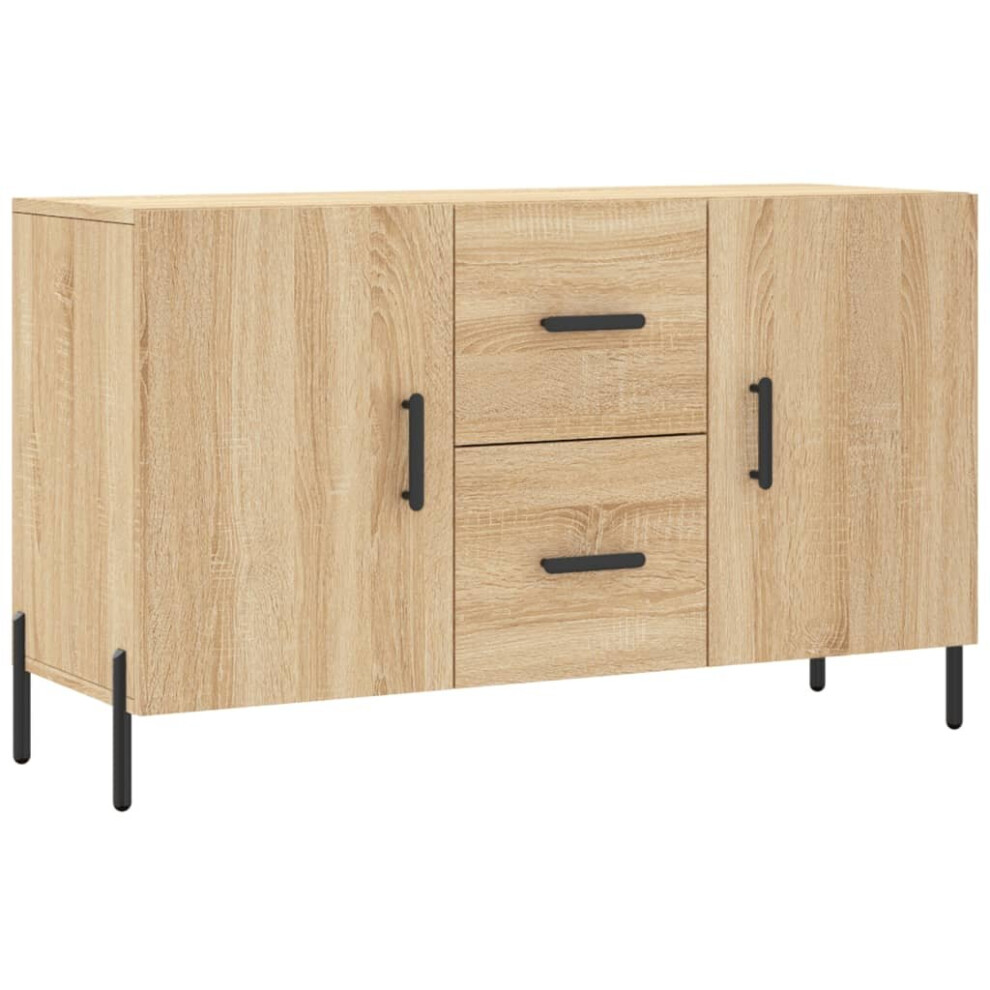 (sonoma oak) vidaXL Sideboard Storage Side Cabinet Cupboard Sonoma Oak Engineered Wood