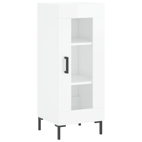 VidaXL (high gloss white) vidaXL Sideboard Storage Cabinet Cupboard Side Cabinet White Engineered Wood 1