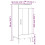 VidaXL (high gloss white) vidaXL Sideboard Storage Cabinet Cupboard Side Cabinet White Engineered Wood 4