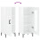 VidaXL (high gloss white) vidaXL Sideboard Storage Cabinet Cupboard Side Cabinet White Engineered Wood 9