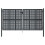 VidaXL vidaXL Gartentor Anthrazit 300x125 cm Stahl 3