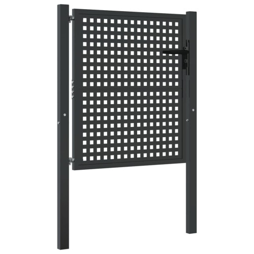 VidaXL vidaXL Gartentor Anthrazit 100x100 cm Stahl