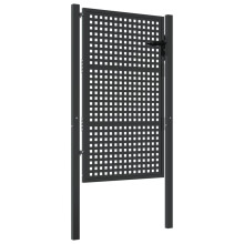 vidaXL Gartentor Anthrazit 100x125 cm Stahl