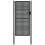 VidaXL vidaXL Gartentor Anthrazit 100x175 cm Stahl 3