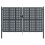 VidaXL vidaXL Gartentor Anthrazit 300x200 cm Stahl 3