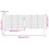 VidaXL vidaXL Gartentor Anthrazit 300x100 cm Stahl 4