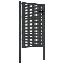vidaXL Gartentor Anthrazit 100x150 cm Stahl