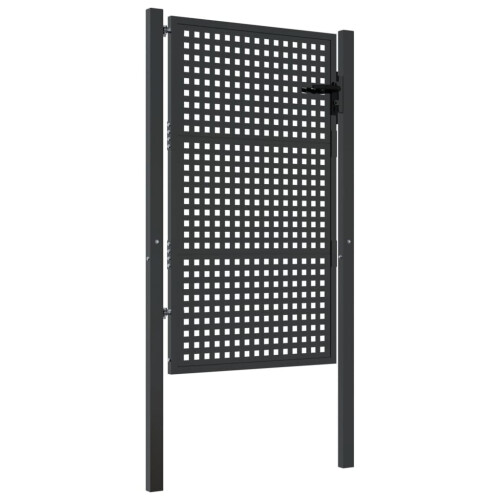 VidaXL vidaXL Gartentor Anthrazit 100x150 cm Stahl