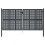 VidaXL vidaXL Gartentor Anthrazit 300x150 cm Stahl 3