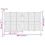 VidaXL vidaXL Gartentor Anthrazit 300x150 cm Stahl 4