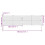 VidaXL vidaXL Gartentor Anthrazit 400x75 cm Stahl 6