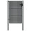 VidaXL vidaXL Gartentor Anthrazit 100x150 cm Stahl 3