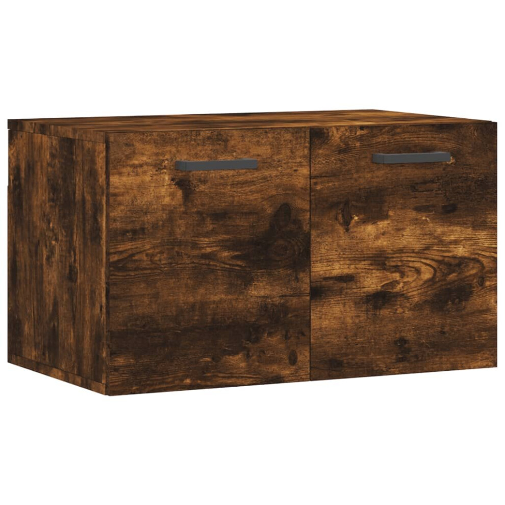 (smoked oak, 60 x 36.5 x 35 cm) vidaXL Wall Cabinet Storage Cabinet Display Cabinet Sonoma Oak Engineered Wood