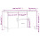 VidaXL (grey sonoma) vidaXL Sideboard Storage Cabinet Side Cabinet Cupboard White Engineered Wood 4