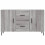 VidaXL (grey sonoma) vidaXL Sideboard Storage Cabinet Side Cabinet Cupboard White Engineered Wood 6