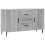 VidaXL (grey sonoma) vidaXL Sideboard Storage Cabinet Side Cabinet Cupboard White Engineered Wood 2