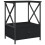 VidaXL (black, 2 pcs) vidaXL Bedside Tables Bedside Cabinet Nightstand Side Table Engineered Wood 5